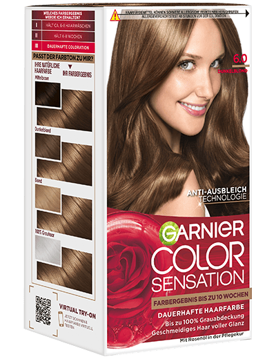 Color Sensation dauerhafte Haarfarbe 6.0 Dunkelblond Produktbild